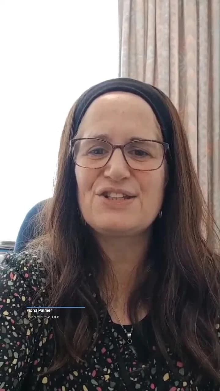 Fiona Palmer, Chief Executive at AJEX