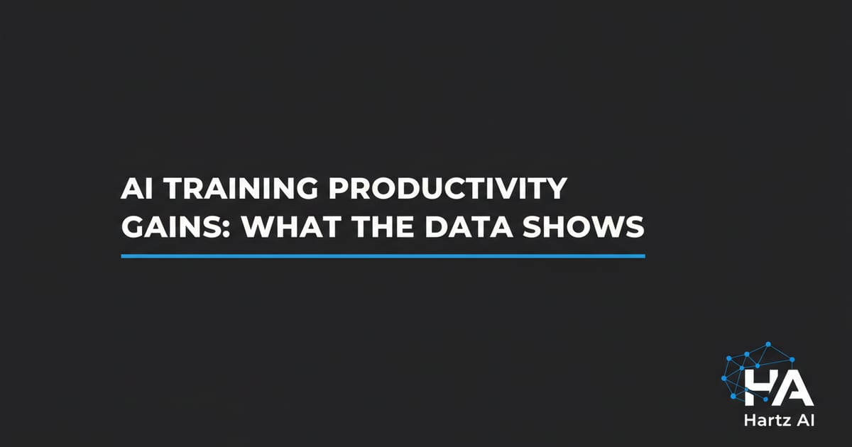 AI Training: 27-133% Productivity Gains (If Done Right) | Hartz AI